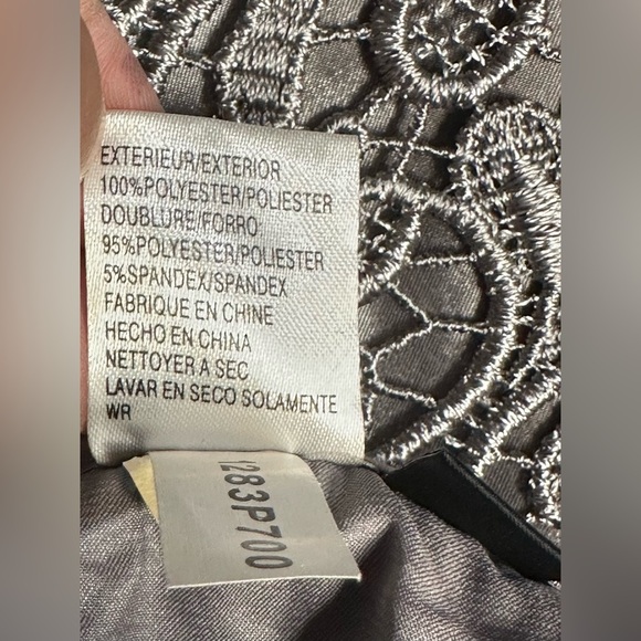 Elegant Silver Lace Skirt - Picture 14 of 14